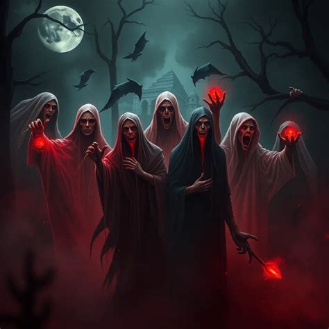 mythical creatures that drink blood.